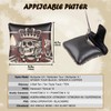 Golf Putter Club Head Cover Square Mallet Magnetic Black PU