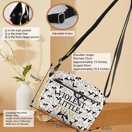 FW Inspire Crossbody Bag Violent Little Thing Inspire Messenger Bag FW Merch Riders Quadrant Gift (Violent Little HB CB)