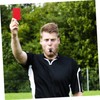Kisangel 2 Sets Pvc Soccer Referee Cards Red Yellow Multi-purpose
