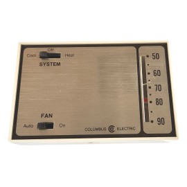 Columbus Electric Heat / Cool Wall Thermostat 24V Mechanical