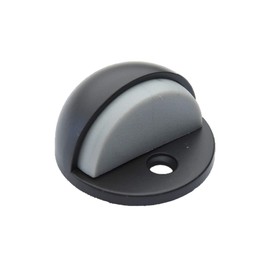 QCAA Low Dome Floor Door Stop, H 25.4 x Diameter 44.5mm, Zinc Die Cast, ORB Oil Rubbed Bronze, Powder Coated, 4 Pack
