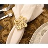 Napkin Rings Set of 12, Fleur-di-lis Napkin Holders, Napkin Rings