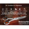 Curved Scissors, Hairdressing Scissors with Micro Teeth 13 cm Stainless Steel