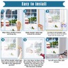 Window Insulation Kit, 63 × 394 Inch Plastic Window Coverings