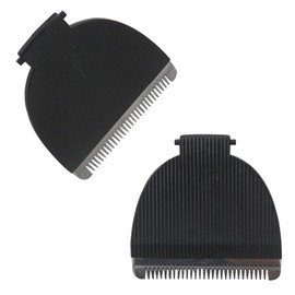 INGQI Black 2pcs Replacement Blades for Meridian Trimmer,Ceramic Hair Replacement Blades for Meridian Body Trimmer (Onyx and Sage)