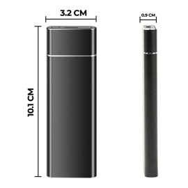 EGTMA Case Disco Ssd M.2 Nvme Con Cables Tipo C Y Usb Slim