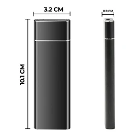 EGTMA Case Disco Ssd M.2 Nvme Con Cables Tipo C Y Usb Slim