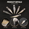 EHDIS Precision Craft Hobby Knife Blades # 11 Titanium Coated