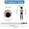 12 Pcs Mini Momentary Switch Small Normally Open Momentary Push