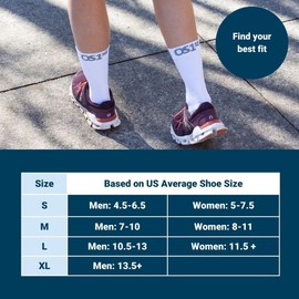 OS1st AC4 Active Comfort Socks with Blister Protection Double-tab and reinforced seamless toe, great for runners (US, Alpha, Medium, Regular, Regular, St. Patricks)