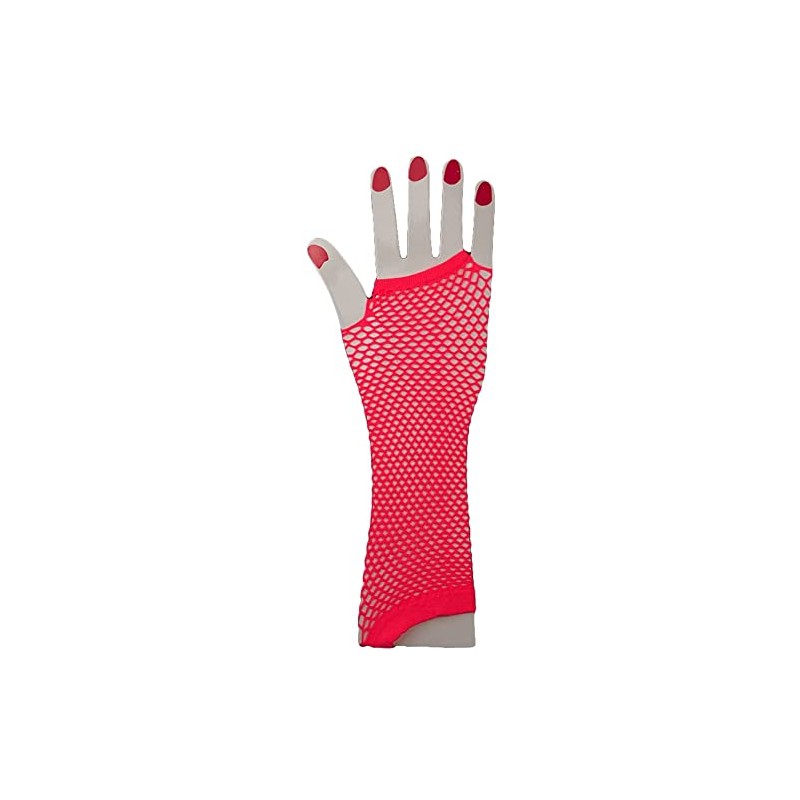 The Glowhouse 80s Neon Fishnet Gloves Short and Long Vibrant