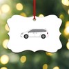CafePress Minivan Ornament Scroll Holiday Ornament 4" x 2.75"