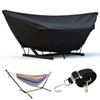 Outdoor Hammock Cover with Zip and Elastic Ropes, Heavy Duty