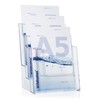 taymar 3 Compartment A5 Leaflet Stand