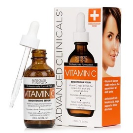 ADVANCED CLINICALS SUERO FACIAL VITAMINA C ANTIEDAD ACLARANTE CON ACIDO FELURICO 52ML                                                                 