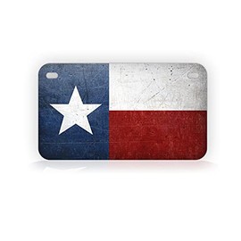 Texas State Flag Motorcycle-Sized License Plate Grunge Antique Mini Auto Tag The Lone Star State TX