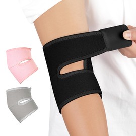 Fefod Elbow Brace, Tennis Elbow Bandage, Compression Elbow Bandage for Arthritis, Tendonitis, Elbow Pads for Sports, Golfer's Elbow, Tennis Elbow Brace for Men and Women, Pack of 1