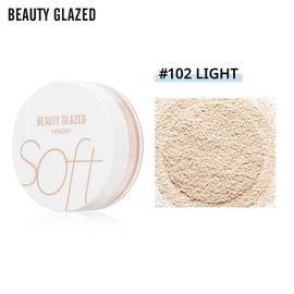 BEAUTY GLAZED Matte Oil-Controlling Powder - Waterproof, Traceless, Super Long-Lasting Flawless Lightweight Setting Makeup Cosmetic - Color: 102-LIGHT