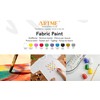 Artme Fabric Paint Dye Set 10 Colours 20ml x10 -