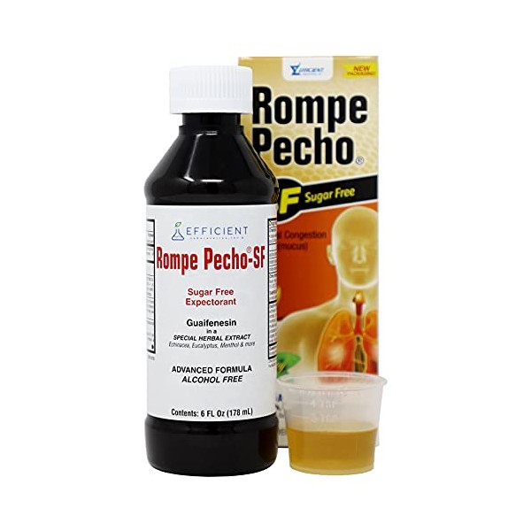 Rompe Pecho SF (Sugar-Free) 6oz - Cold & Cough Syrup