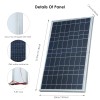 KEEPAK Trickle 30W Solar Panel 12V Charger Battery Charger Kit
