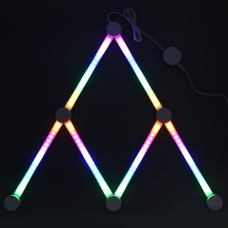 Lines Smart RGB Wall Lights with 6 Light Bars 24W