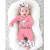 AGAPENG Baby Girl Clothes Preemie Clothes Girl hi I'm new