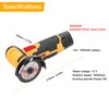 Angle Grinder, Geevorks Electric Grinding Tool 19500RPM, Mini Grinder Handheld