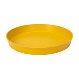 elho Loft Urban Round Coasters 14 - Coasters for Outdoor Use and Accessories - Diameter 14.0 x Height 1.9 cm - Yellow/Ochre
