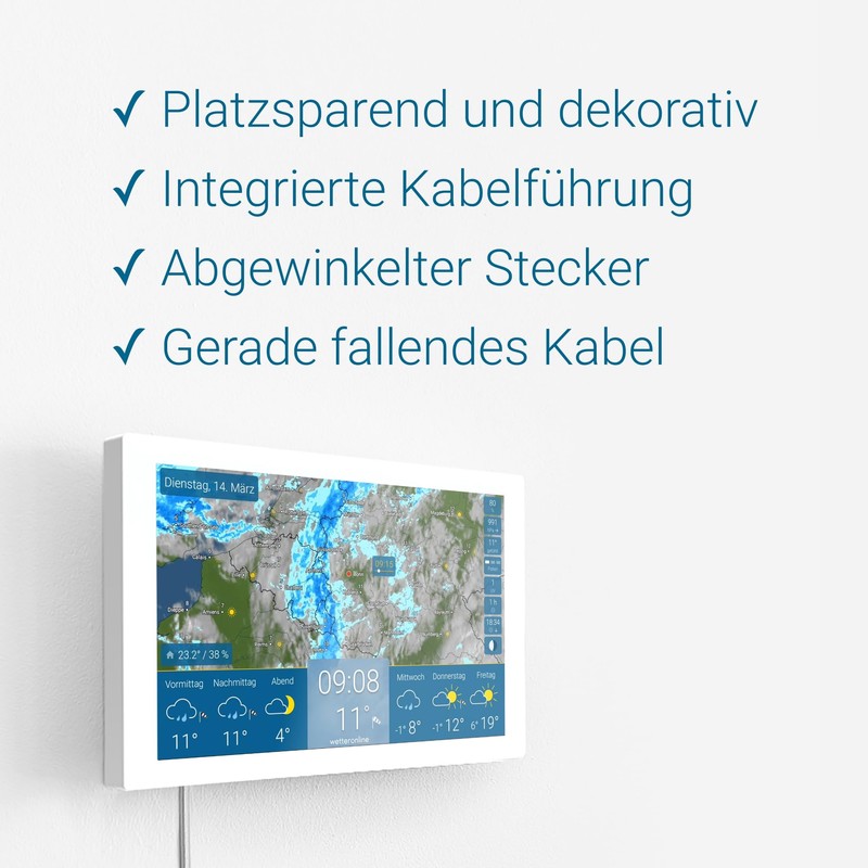 Wall Mount for WetterOnline Home (2nd Generation), Complete Wall Mounting