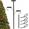32.4 Inch Black Triple Christmas Tree Topper, Candle Tree Topper,