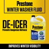 Prestone AS250-6PK De-Icer Windshield Washer Fluid - 1 Gallon, (Pack
