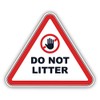 Do Not Litter Vinyl Sticker Decal