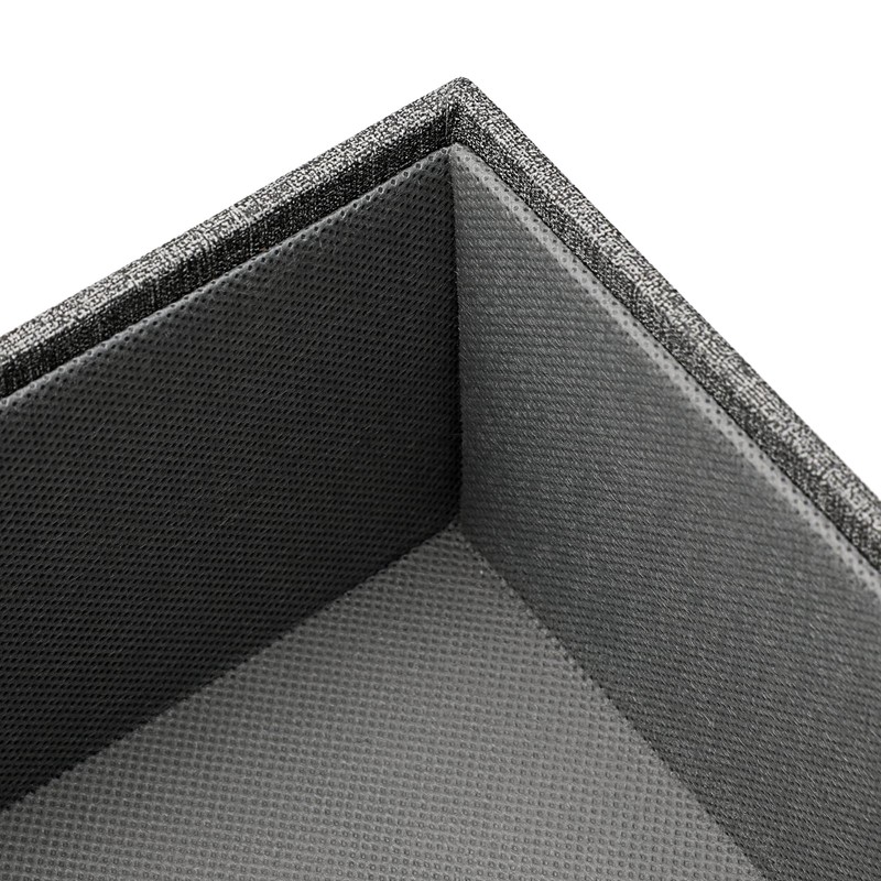 BTSKY Linen Household Office Rectangular Tissue Box with Remote Control