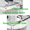Square Clear Acrylic Tissue Box, Box Covers Rectangular, Bathroom Facial