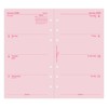 Filofax Personal week on two pages Pink English 2026 diary