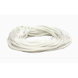 Lifstar Blue Hawk 1/8-Inch 48-Feet White Polypropylene Diamond Braid Rope,Working Load Limit 40 lbs