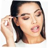 Baluue 3sets Eyebrow Stencil Brush Double-headed Angled Brush Eyelash Comb