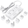 220V to 110V Voltage Converter, VINTAR 2000W Universal Travel Adapter