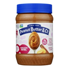 UD_Peanut Butter & Co Organic 16 oz Bulk Bottles Case of 6-Healthy Peanut Butter Cinnamon Swirl