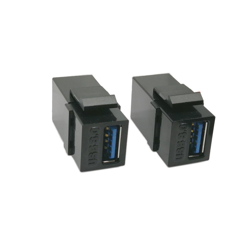 USB 3.0 Keystone Jack Inserts, zdyCGTime (2-Pack) USB 3.0 Adapters
