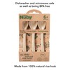 Nuby Eco-Friendly Natural Rice Husk 3 Piece Spoon Set- 3