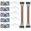 MTDELE 5 Pcs HC-SR04 Ultrasonic Sensor Module for Arduino R3