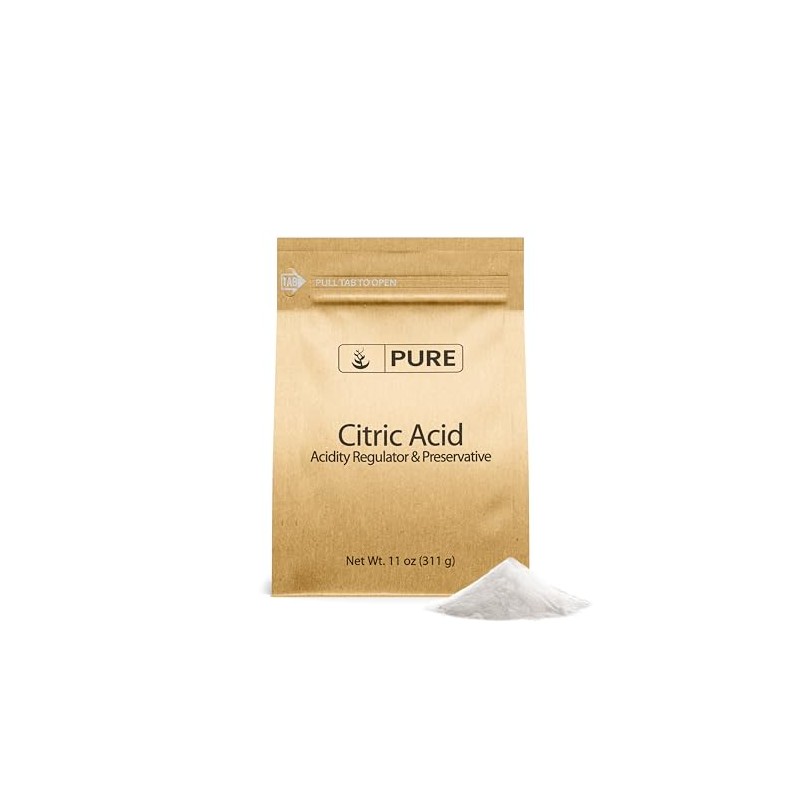 PURE ORIGINAL INGREDIENTS Citric Acid (11 oz) Eco-Friendly Packaging, All-Natural,