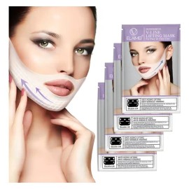 4 Mascarilla Lifting V-line Intensiva Reafirma Y Levanta                                                                                              