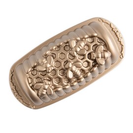 Nordic Ware Honey Hive Loaf, 6 Cup, Toffee