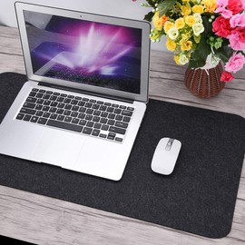 Almohadilla de computadora de fieltro, alfombrilla grande para teclado de portátil, alfombrilla de computadora, antideslizante, antiestática, almohadillas para orejas protectoras de PC para el hogar y