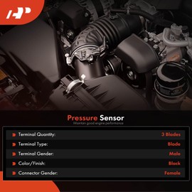 A-Premium HVAC A/C Pressure Switch Sensor [3 Pins] Compatible with Volvo XC60 2018-2019, XC90 2016-2019, S60 2019, XC40 2019, S90 2017-2019, V60 2019