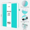 RETTACY Spiral College Ruled Notebook, 300 Pages, A5 Medium Size