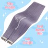 sunny hair Extensiones Cabello Natural Púrpura 14in 50gr